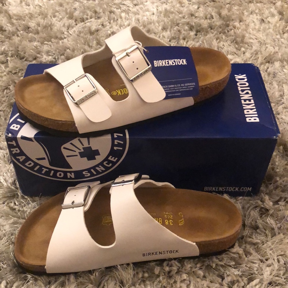 Women’s Birkenstock Arizona White (EU 38/US 7-7.5)